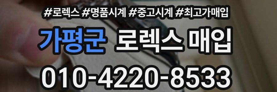 가평군 로렉스 매입