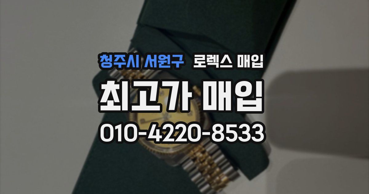 청주시 서원구 로렉스 매입