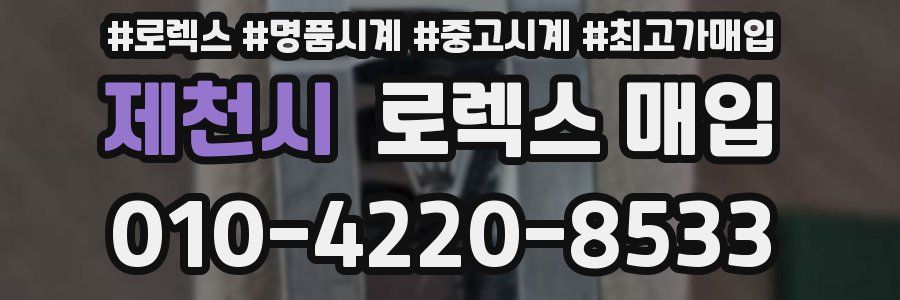 제천시 로렉스 매입