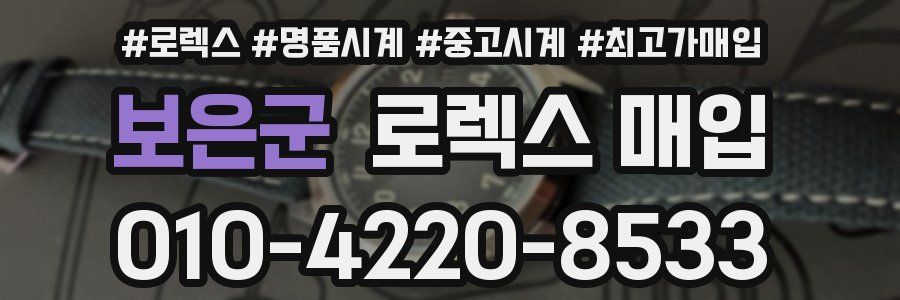 보은군 로렉스 매입