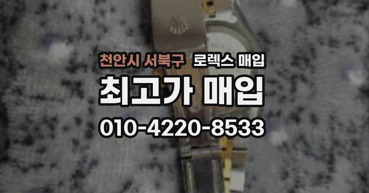 천안시 서북구 로렉스 매입