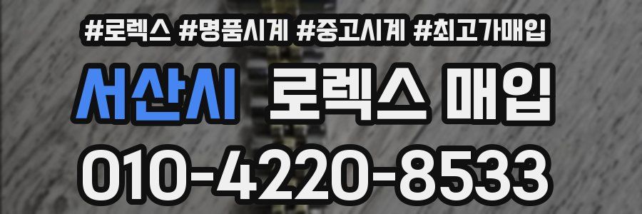 서산시 로렉스 매입