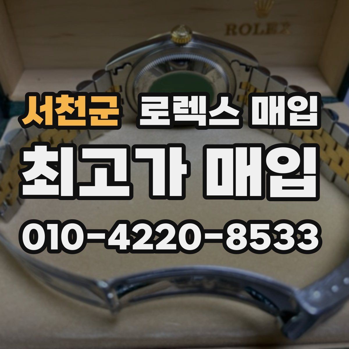서천군 로렉스 매입 콤비 모델 시세 보는 법