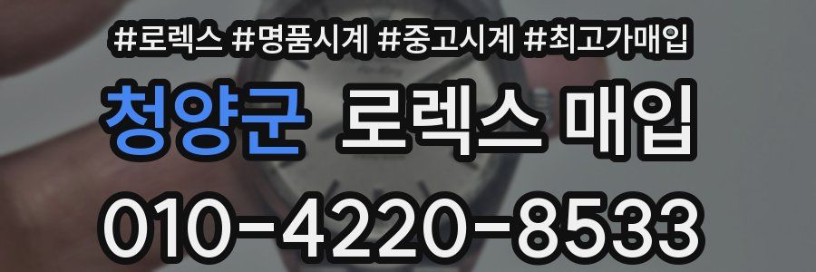 청양군 로렉스 매입