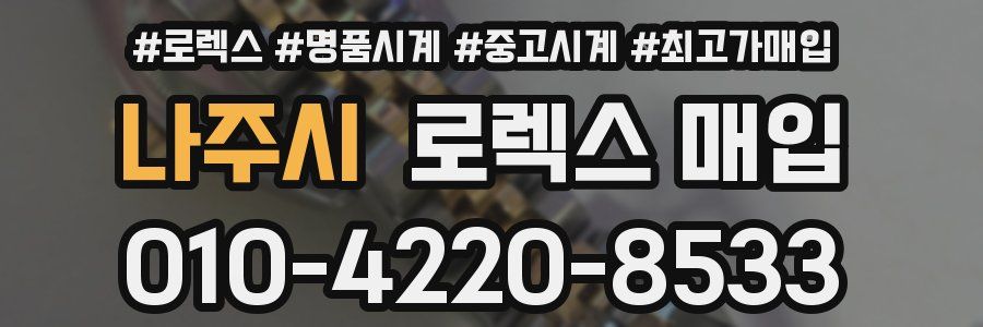 나주시 로렉스 매입