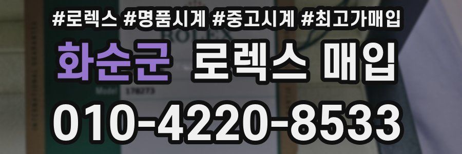 화순군 로렉스 매입