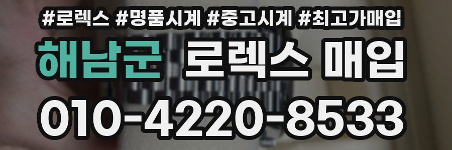 해남군 로렉스 매입