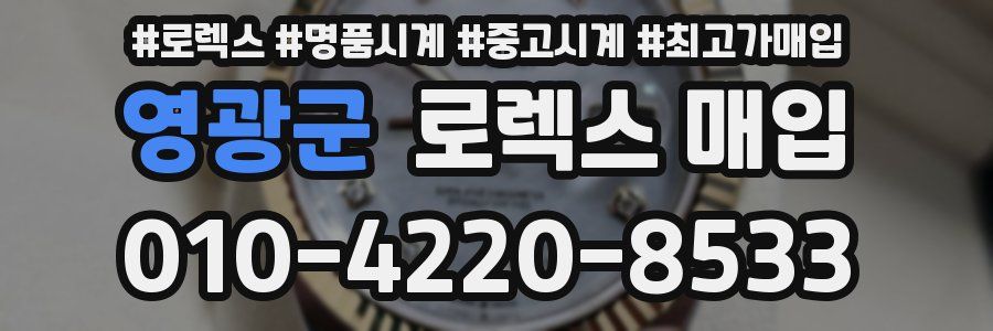 영광군 로렉스 매입