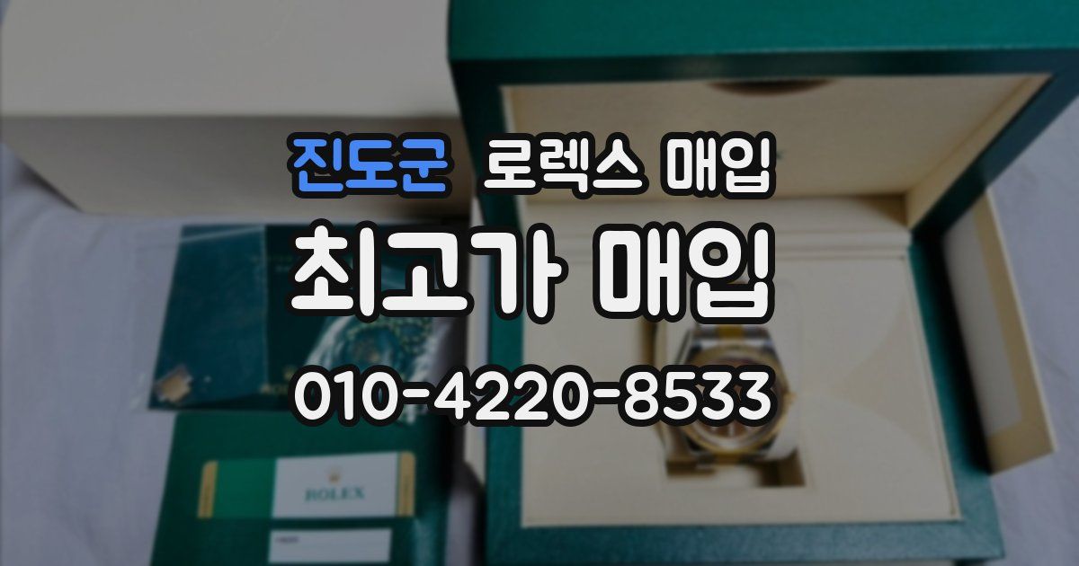 진도군 로렉스 매입