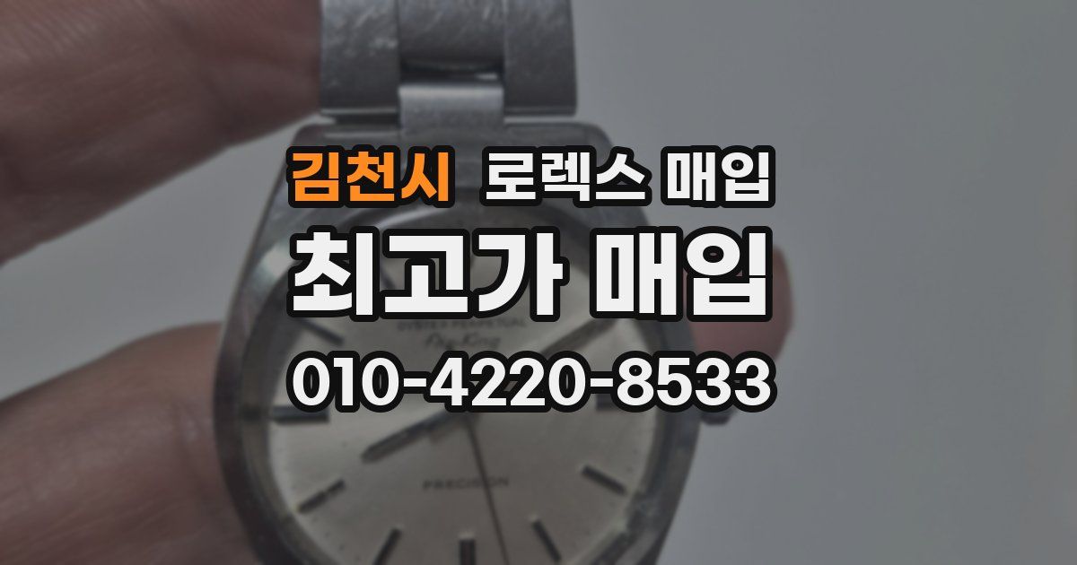 김천시 로렉스 매입