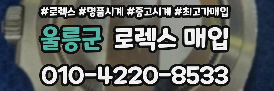 울릉군 로렉스 매입