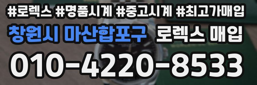 창원시 마산합포구 로렉스 매입