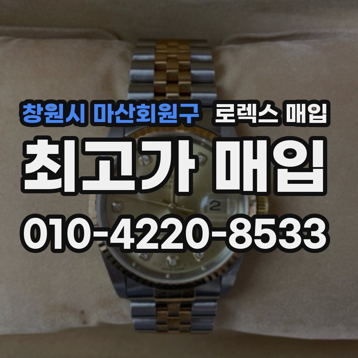 창원시 마산회원구 로렉스 매입