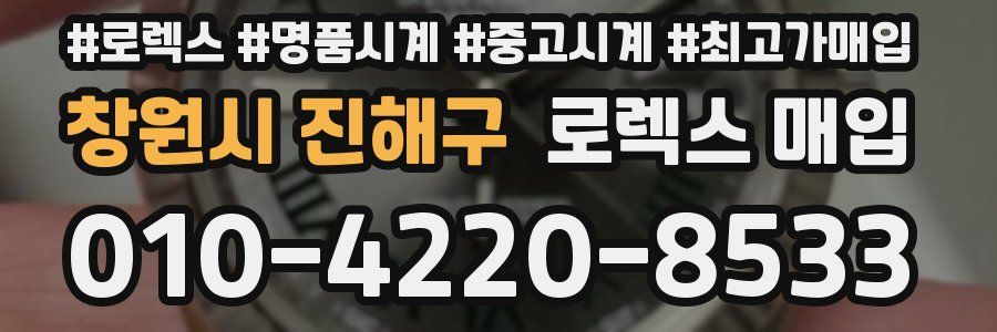 창원시 진해구 로렉스 매입