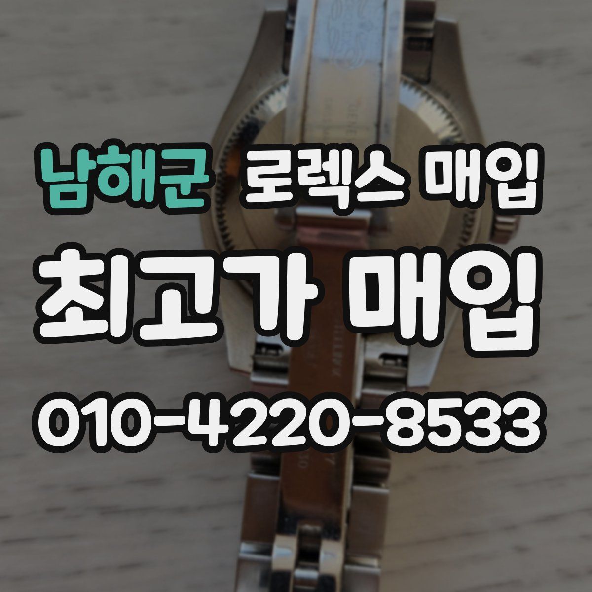 남해군 로렉스 매입