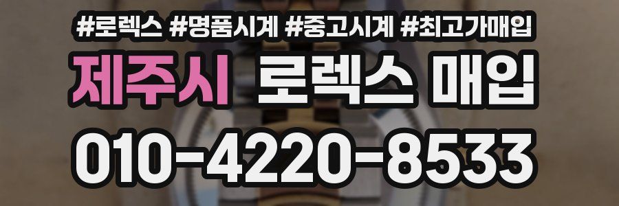 제주시 로렉스 매입