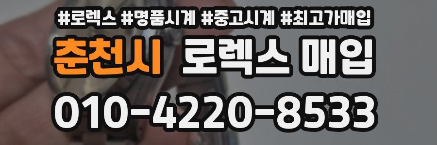 춘천시 로렉스 매입