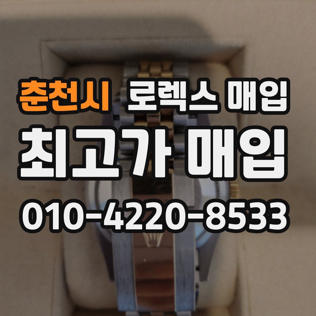 춘천시 로렉스 매입