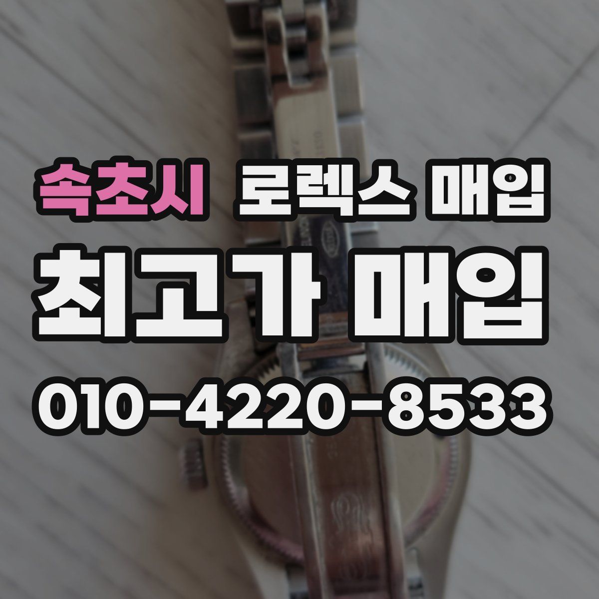 속초시 로렉스 매입
