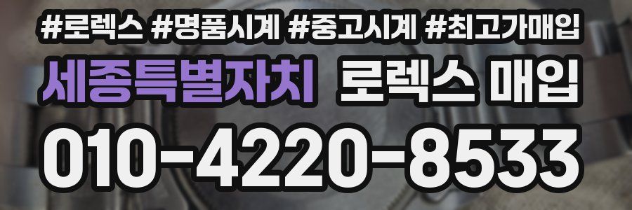 세종특별자치 로렉스 매입