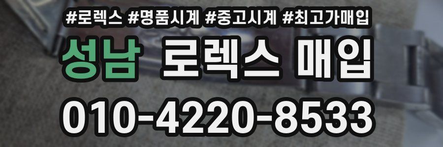 성남 로렉스 매입