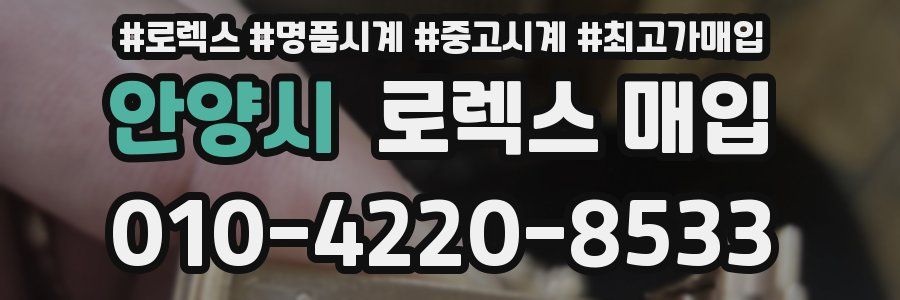 안양시 로렉스 매입