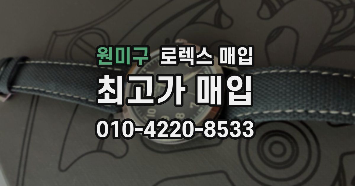 원미구 로렉스 매입