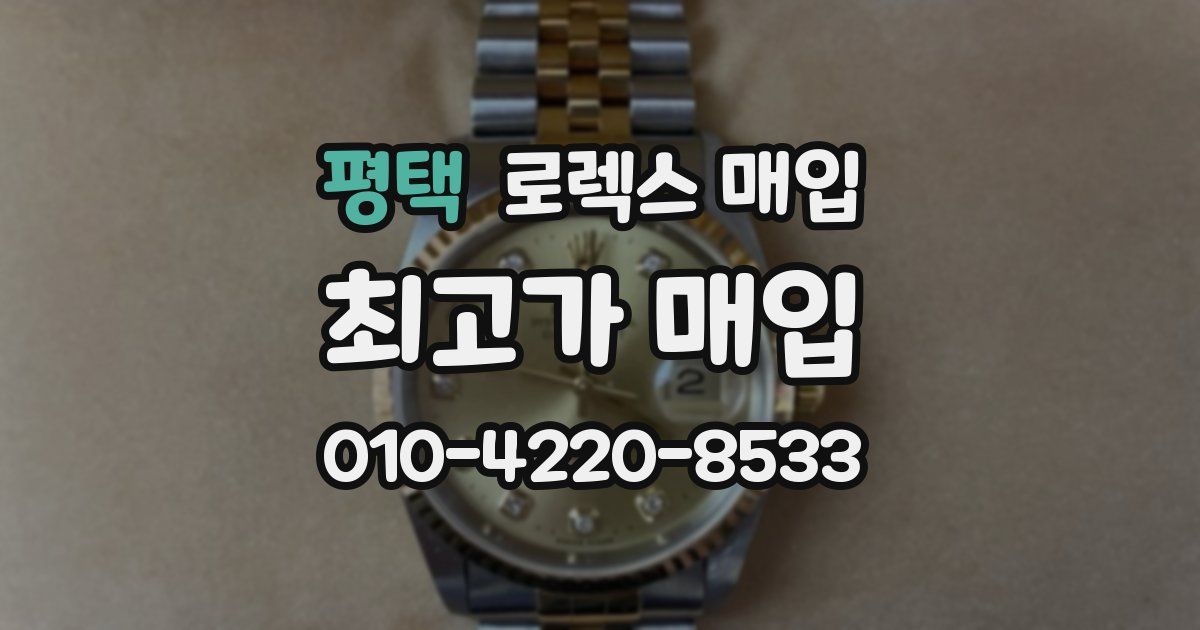 평택 로렉스 매입