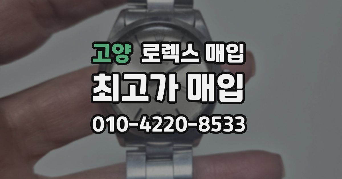 고양 로렉스 매입