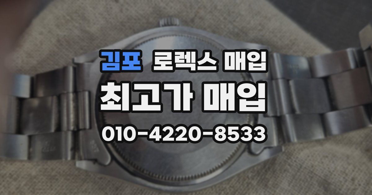 김포 로렉스 매입