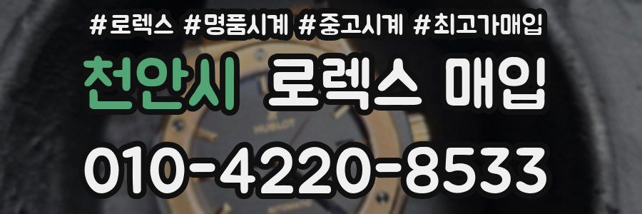 천안시 로렉스 매입