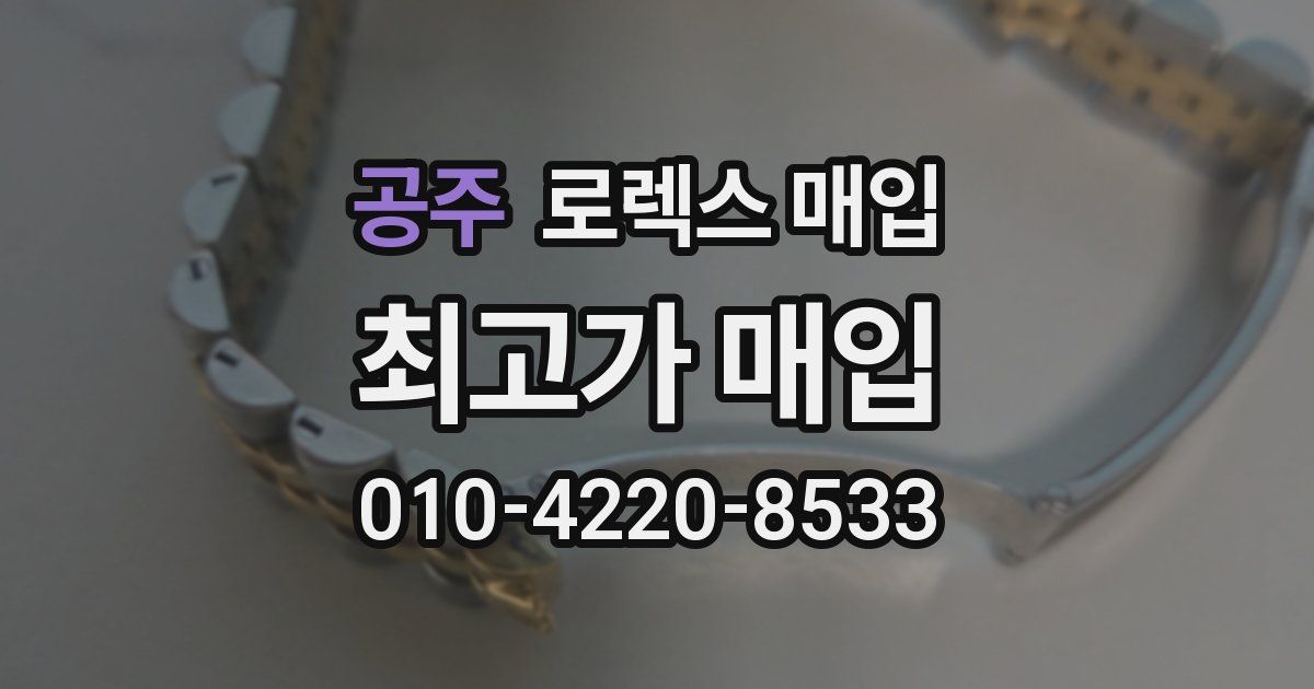 공주 로렉스 매입