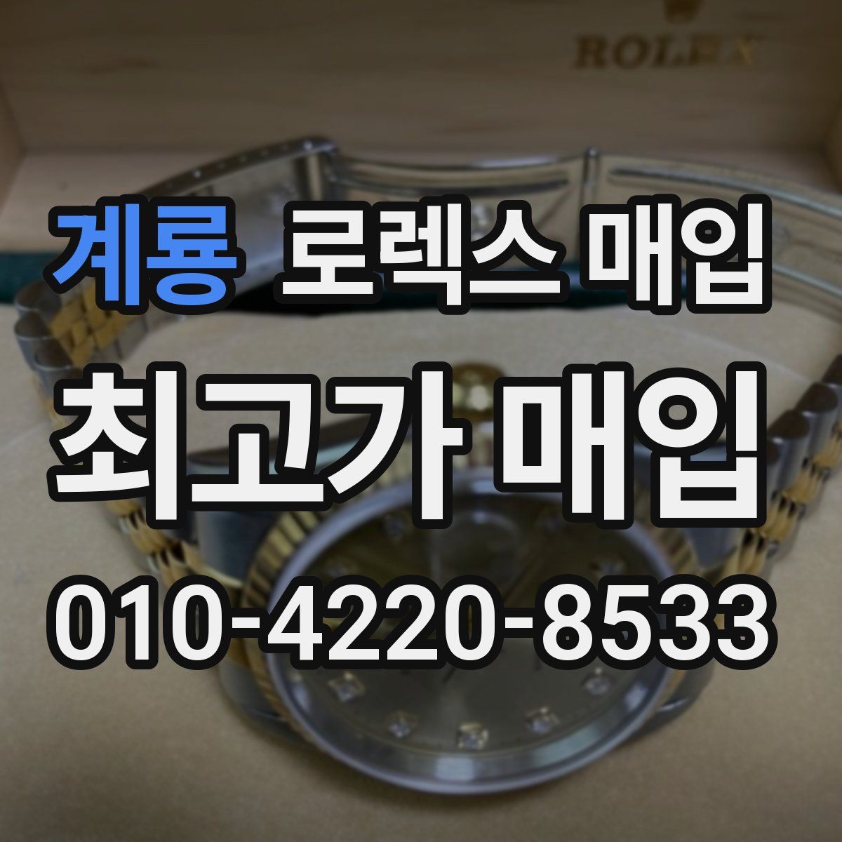 계룡 로렉스 매입