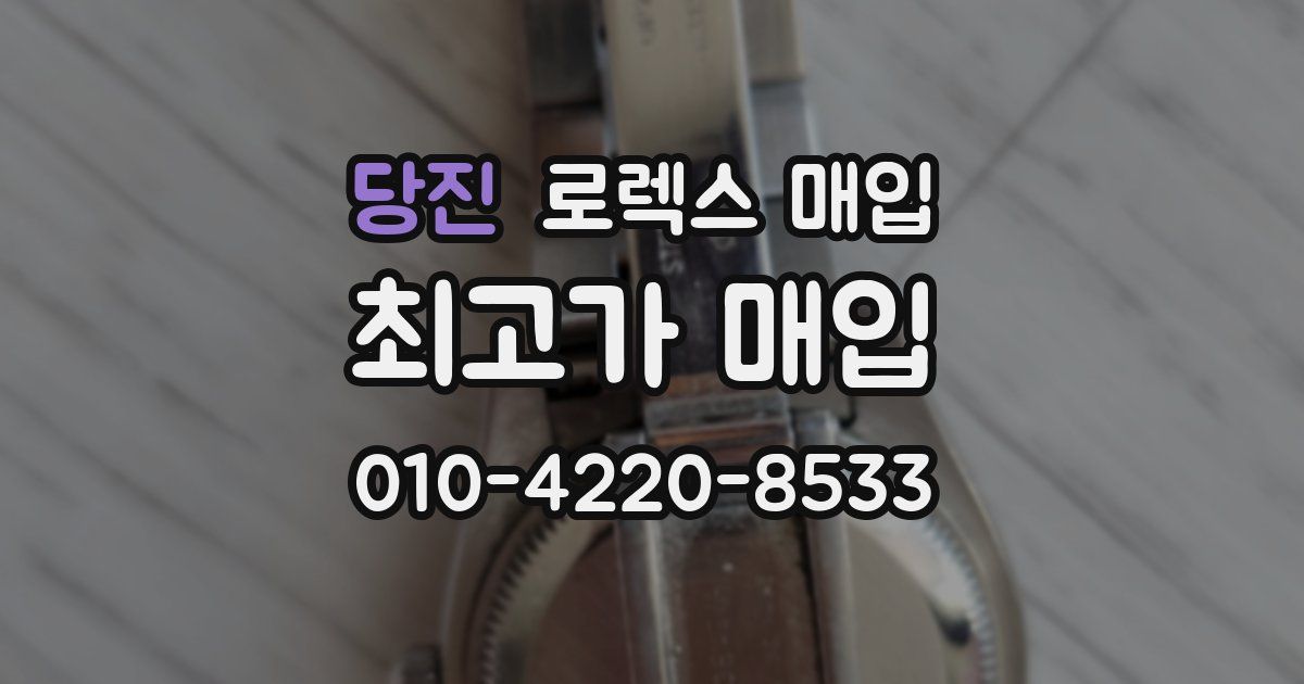 당진 로렉스 매입