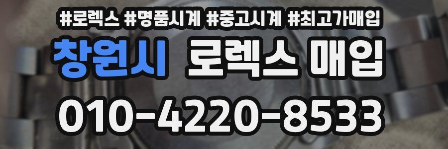 창원시 로렉스 매입