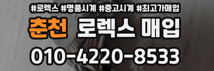 춘천 로렉스 매입