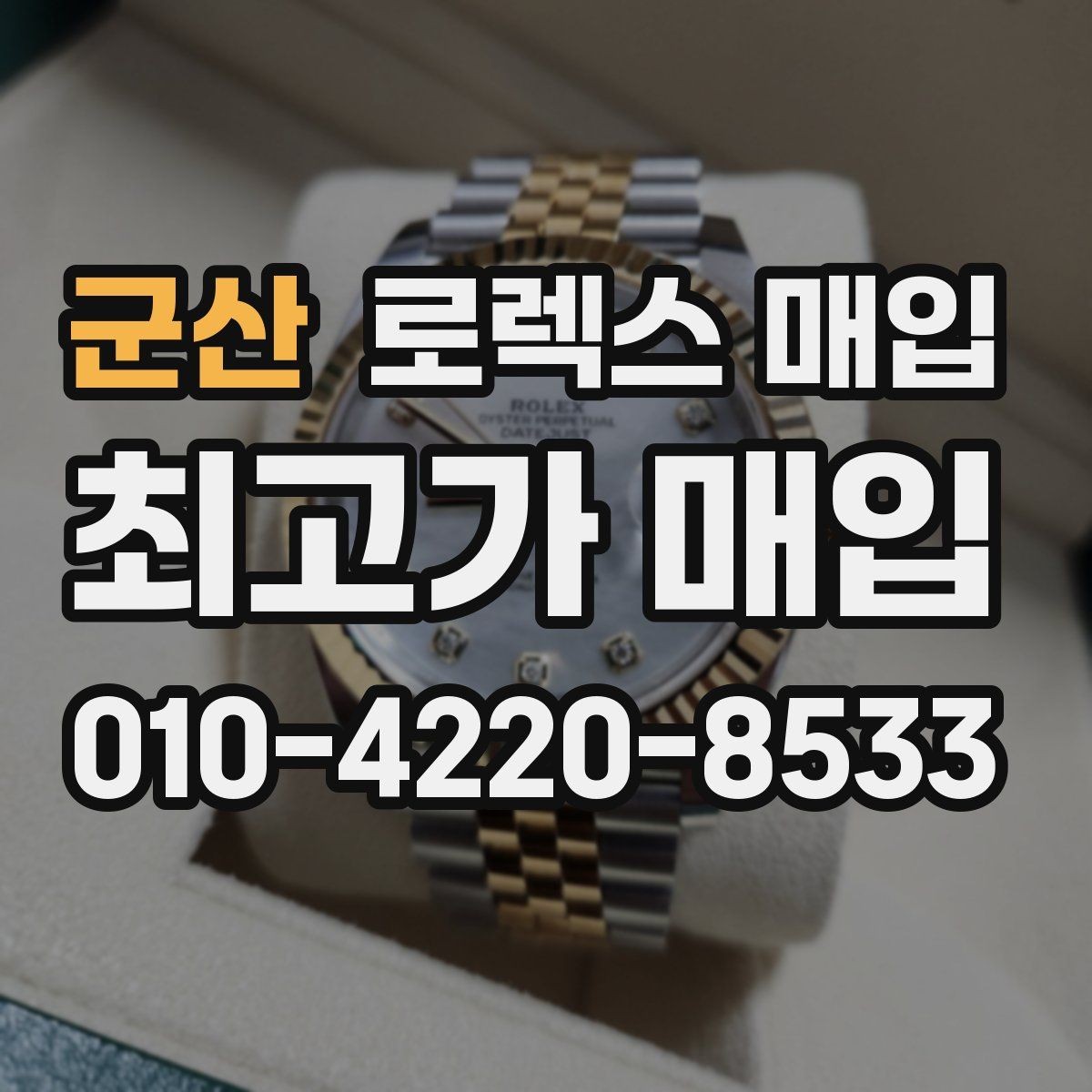 군산 로렉스 매입 GMT 마스터 시세 확인 포인트