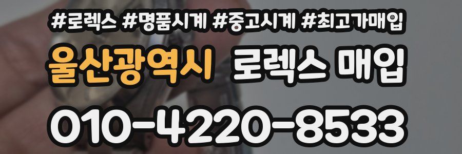 울산광역시 로렉스 매입