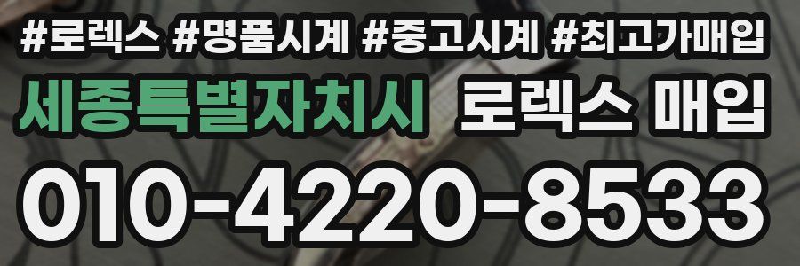 세종특별자치시 로렉스 매입
