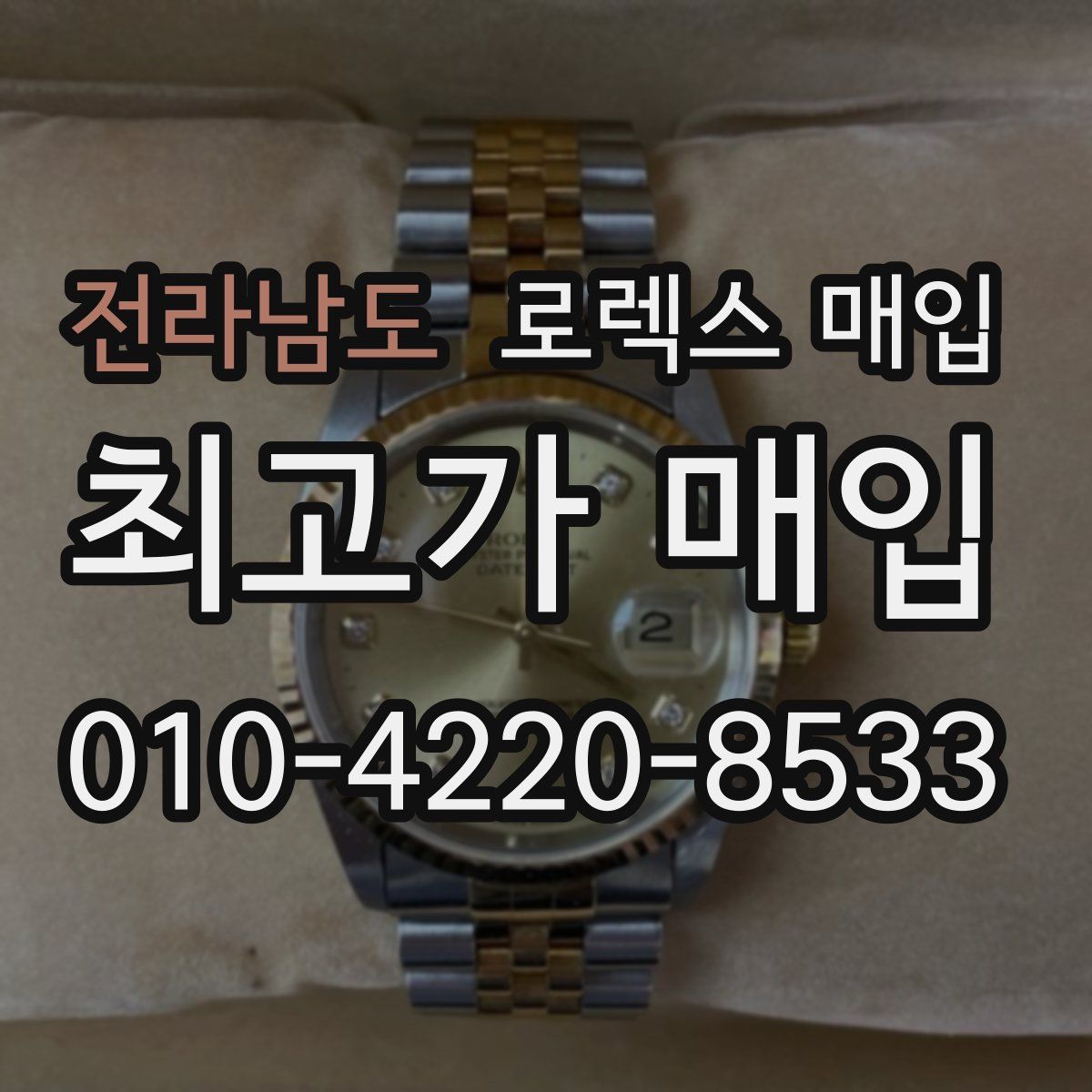 전라남도 로렉스 매입