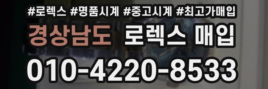 경상남도 로렉스 매입