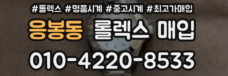 응봉동 롤렉스 매입