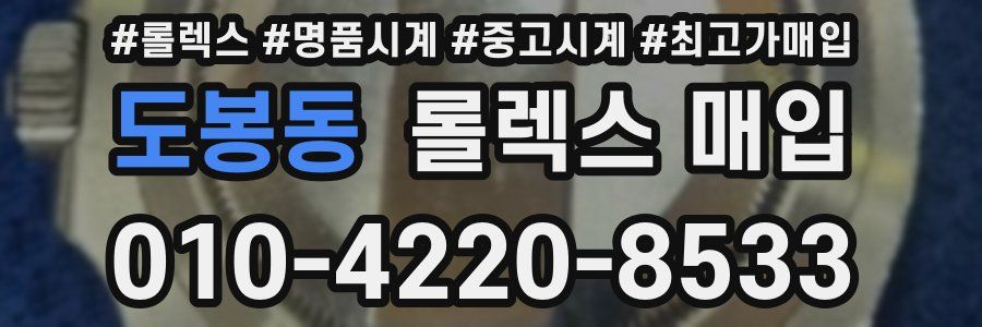 도봉동 롤렉스 매입