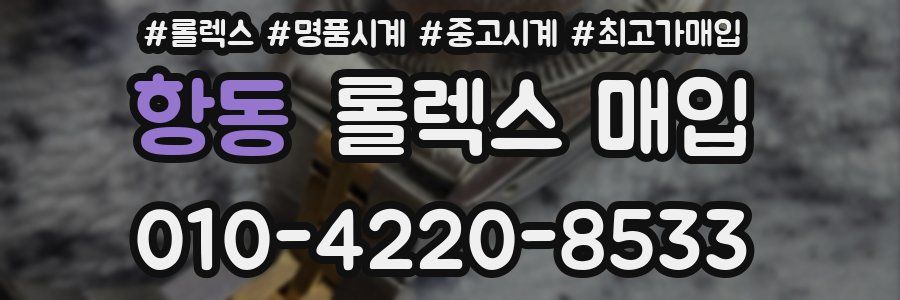 항동 롤렉스 매입