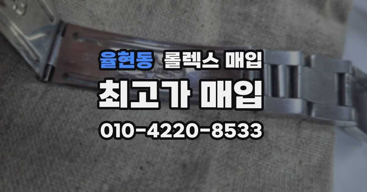 율현동 롤렉스 매입