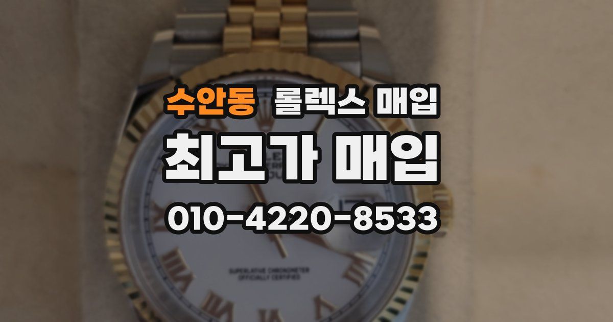 수안동 롤렉스 매입