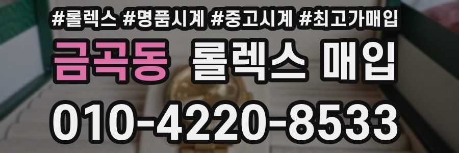 금곡동 롤렉스 매입
