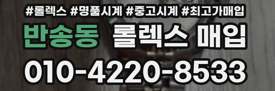 반송동 롤렉스 매입