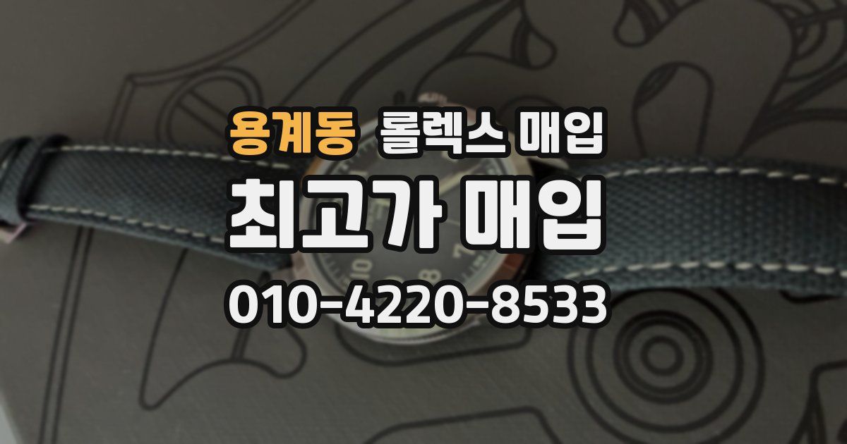 용계동 롤렉스 매입