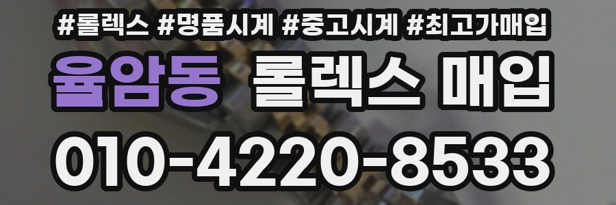 율암동 롤렉스 매입